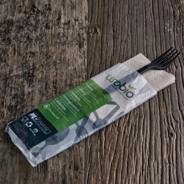 Forchetta nera con tov.lo 2 veli