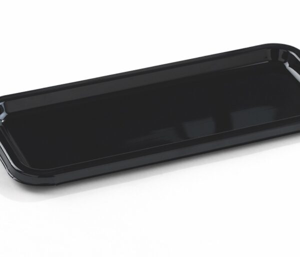 Rectangular platter black 35x16cm