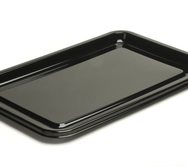 Rectangular platter black 46x30cm