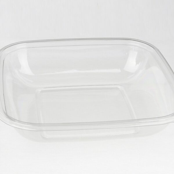 Square bowl clear 750ml 19x19cm