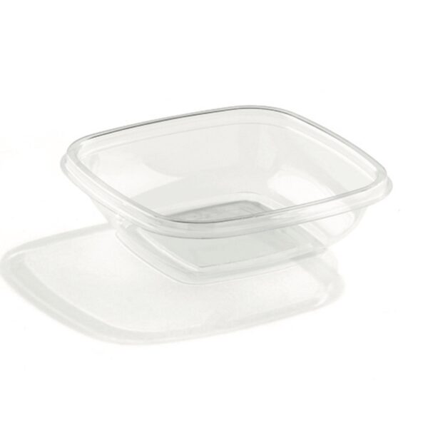 Square bowl clear 250ml 13x13cm