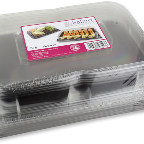 Combo Pack Ultimate Platter 54x37cm + clear lid