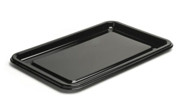 Rectangular platter black 55x37cm