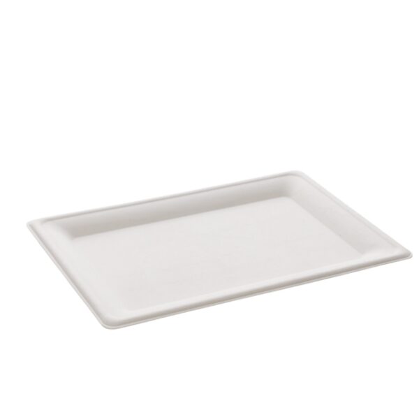 Rectangular plate white 20x28cm