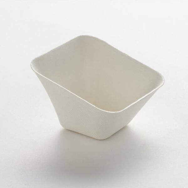 Square bowl white 50ml 7x7cm