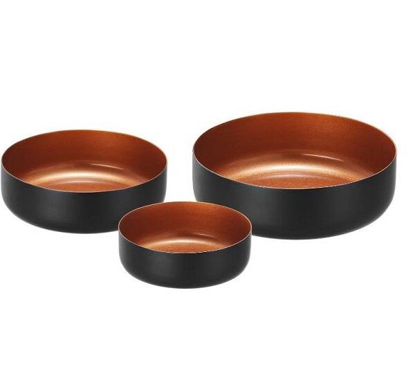 Set ciotole acciaio
