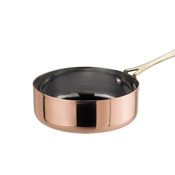 Padellina in acciaio color rame