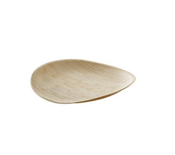Piatto rotondo in foglia di palma 12PZ