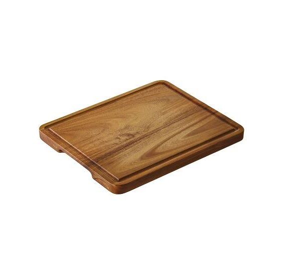 Tagliere in acacia con scanalatura