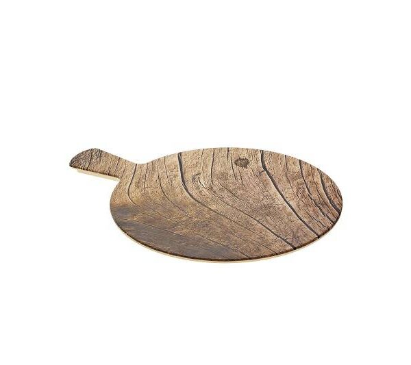 Tagliere effetto legno rotondo