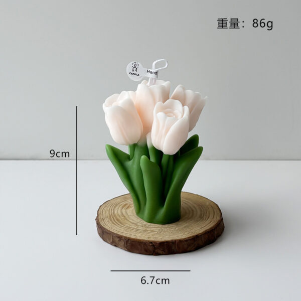 Candele profumate di tulipani郁金香花香薰蜡烛