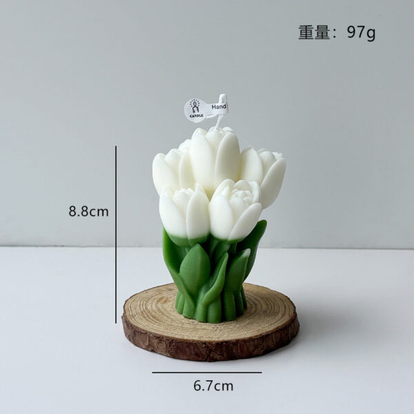 Candele profumate di tulipani郁金香花香薰蜡烛