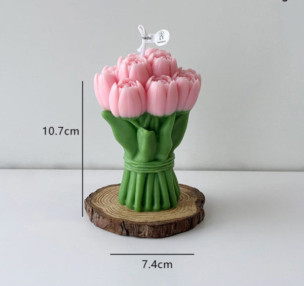 Candele profumate di tulipani郁金香花香薰蜡烛