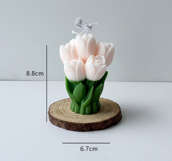 Candele profumate di tulipani郁金香花香薰蜡烛