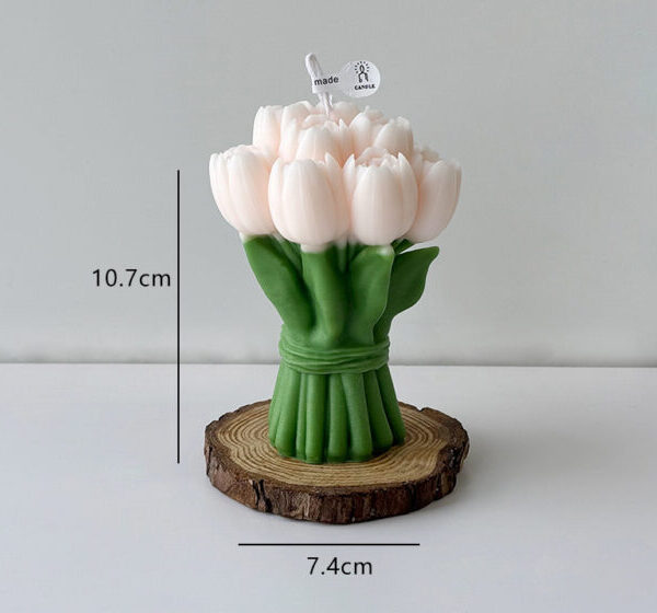 Candele profumate di tulipani郁金香花香薰蜡烛