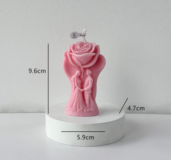 Candele profumate di rose玫瑰花香薰蜡烛