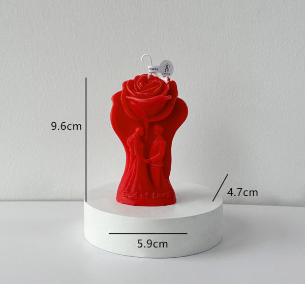 Candele profumate di rose玫瑰花香薰蜡烛