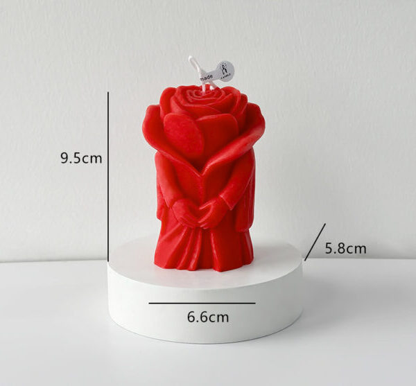 Candele profumate di rose玫瑰花香薰蜡烛