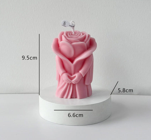 Candele profumate di rose玫瑰花香薰蜡烛