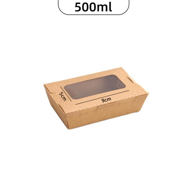 Paper Box With Window Flip-top 500ml