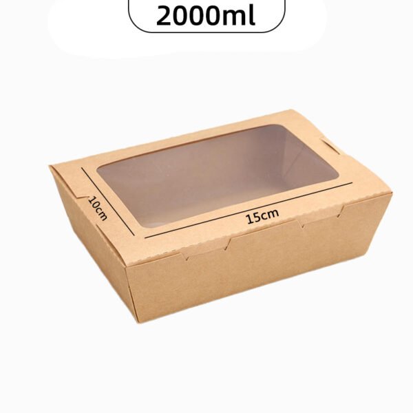 Paper Box With Window Flip-top 2000ml