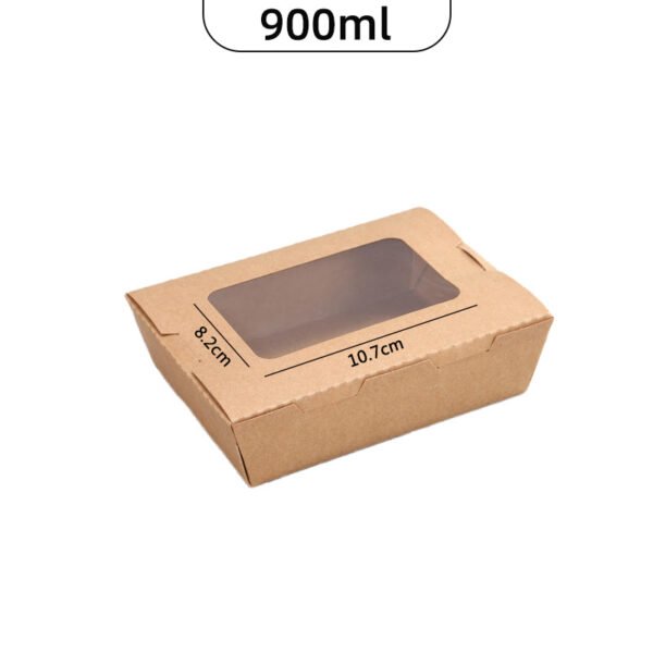 Paper Box With Window Flip-top 900ml