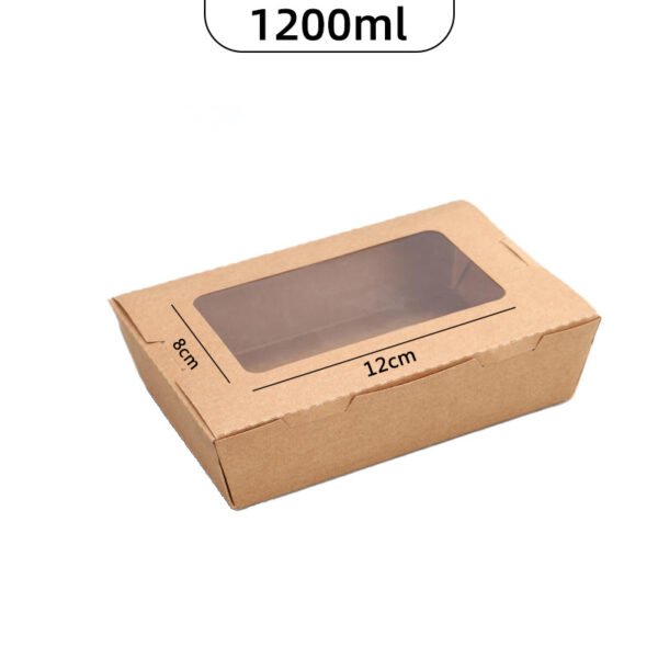 Paper Box With Window Flip-top 1200ml