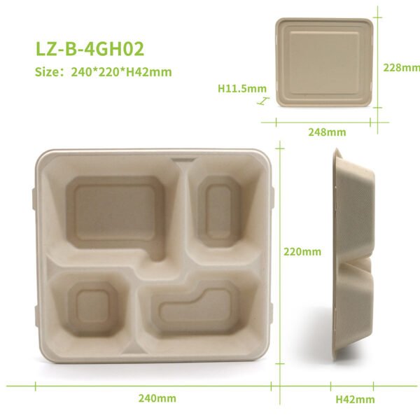 Scatola a quattro reti del divisore - rinforzato 240 * 220 * H42mm
