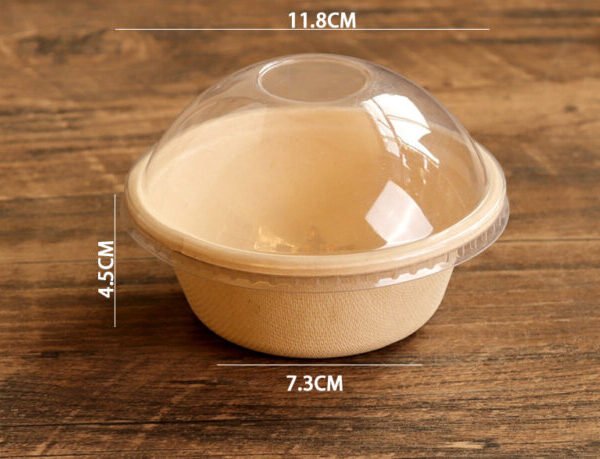 300 ml ciotola in barile + coperchio