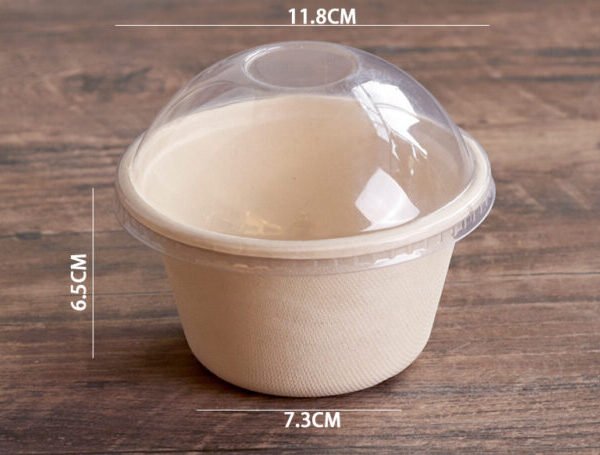 400 ml ciotola in barile + coperchio
